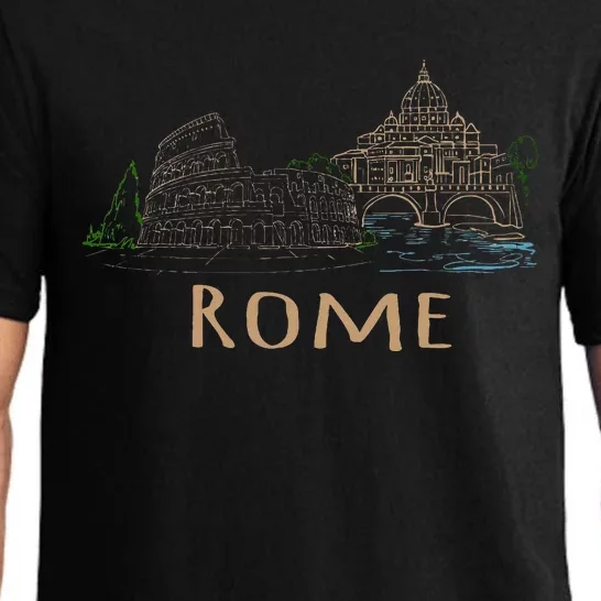 Rome Colosseum Italy Italia Roman Amphitheatre Ancient Rome Pajama Set