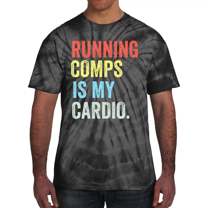 Running Comps Is My Cardio retro Realtor Apparel Tie-Dye T-Shirt