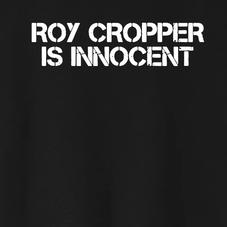 Roy Cropper Is Innocent Women's Crop Top Tee