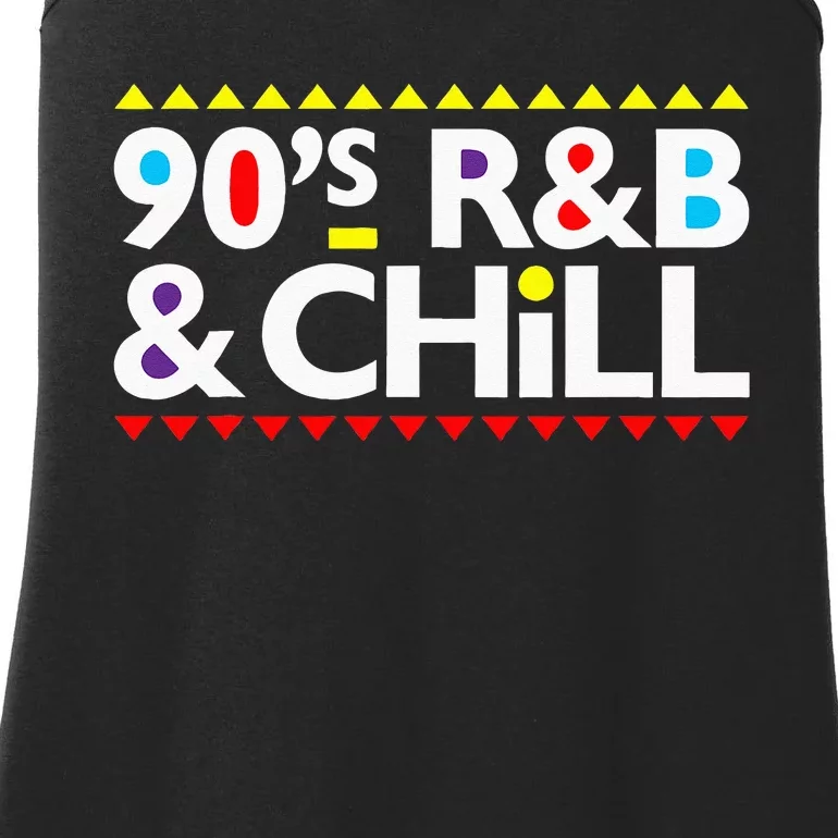 Retro Cool I Love 90s R&B & Chill R&B Music Lovers Ladies Essential Tank