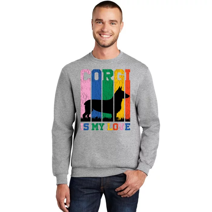 Retro Corgi Is My Love Sweatshirt