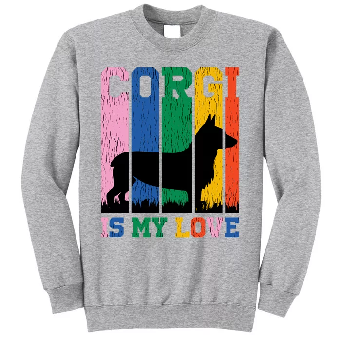 Retro Corgi Is My Love Sweatshirt