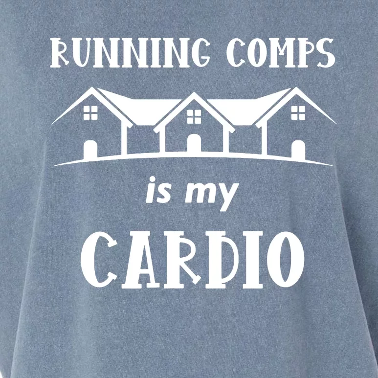 Running Comps Is My Cardio Garment-Dyed Women's Muscle Tee