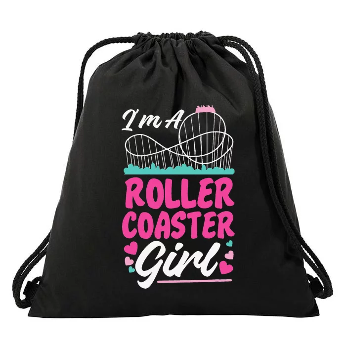 Roller Coaster I'm A Roller Coaster Drawstring Bag