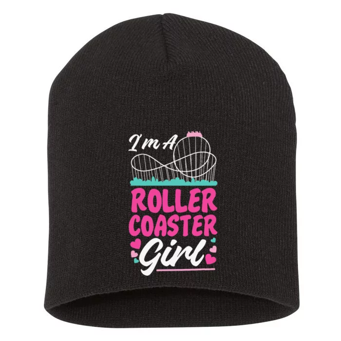 Roller Coaster I'm A Roller Coaster Short Acrylic Beanie