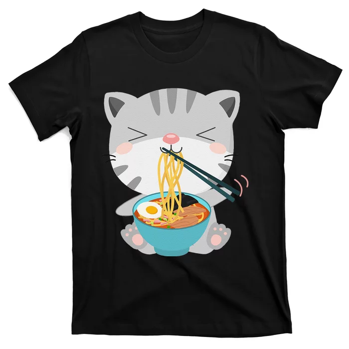 Ra Cat Japanese Kawaii Anime Ra Cat Lover Cute Cool T-Shirt