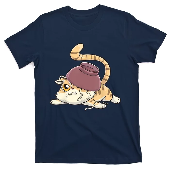 Ramen Cat Kawaii Anime Japanese Funny T-Shirt