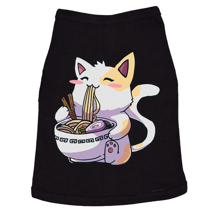 Ramen Cat Kawaii Anime Japanese Kawaii Neko Doggie Tank