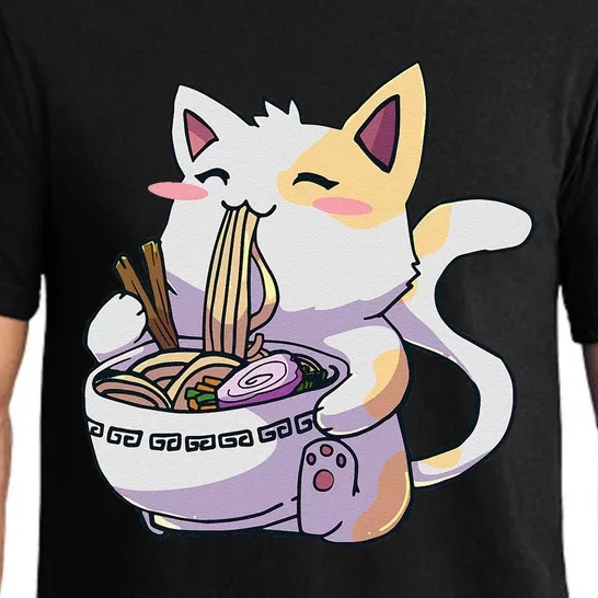 Ramen Cat Kawaii Anime Japanese Kawaii Neko Pajama Set