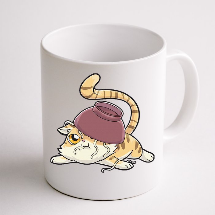 Ramen Cat Kawaii Anime Japanese Funny Front & Back Coffee Mug