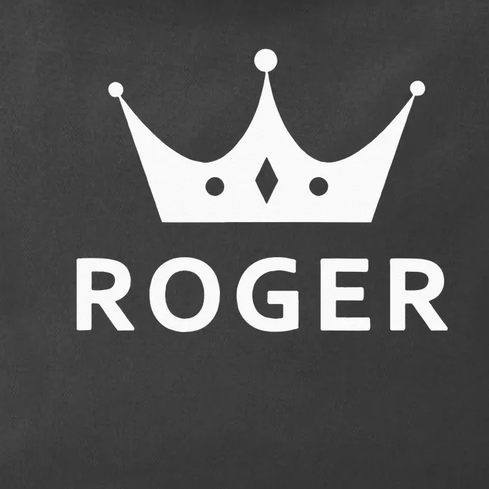 ROGER CROWN KING CUSTOM GIFT NAME FOR ROGER Zip Tote Bag