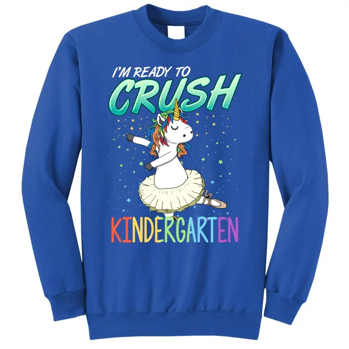 Ready Crush Kindergarten Teacher Gift Unicorn Ballet Sweatshirt