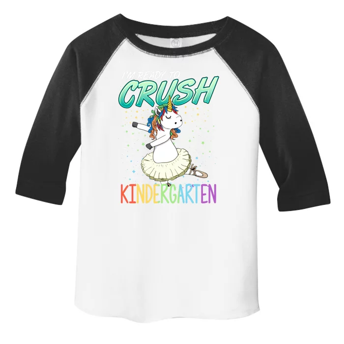 Ready Crush Kindergarten Teacher Gift Unicorn Ballet Toddler Fine Jersey T-Shirt