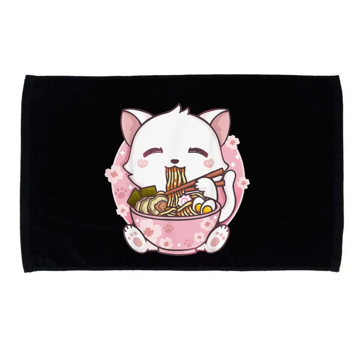 Ra Cat Kawaii Anime Japanese Food Girls Official Teenager Microfiber Hand Towel