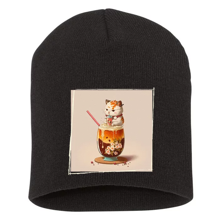 Ra Cat Kawaii Anime Japanese Kawaii Neko Short Acrylic Beanie