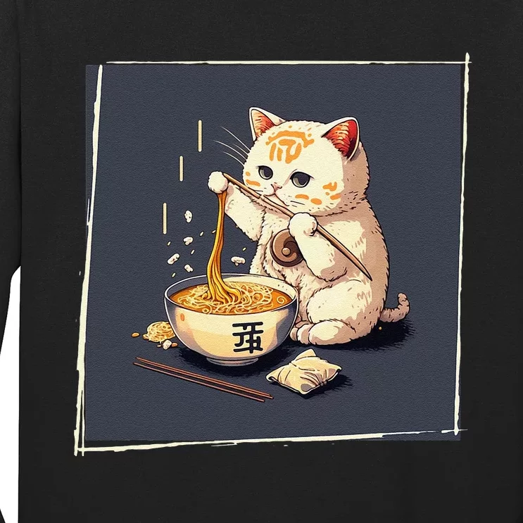 Ra Cat Kawaii Anime Japanese Kawaii Neko Long Sleeve Shirt