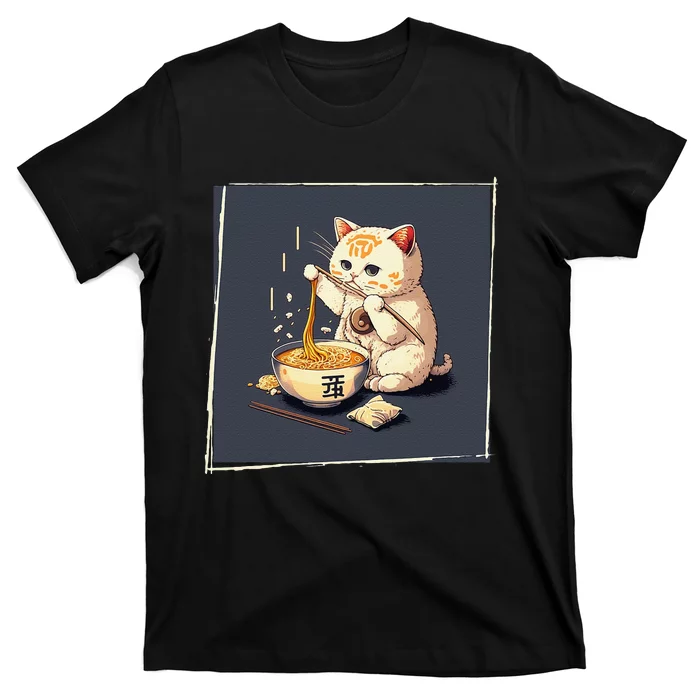 Ra Cat Kawaii Anime Japanese Kawaii Neko T-Shirt