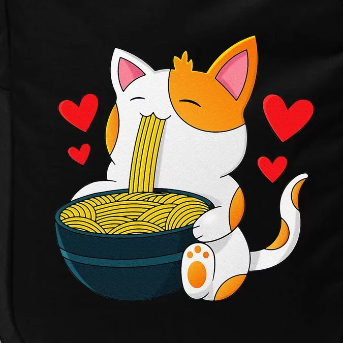 Ramen Cat Kawaii Anime Japanese Kawaii Cat Valentines Day Impact Tech Backpack