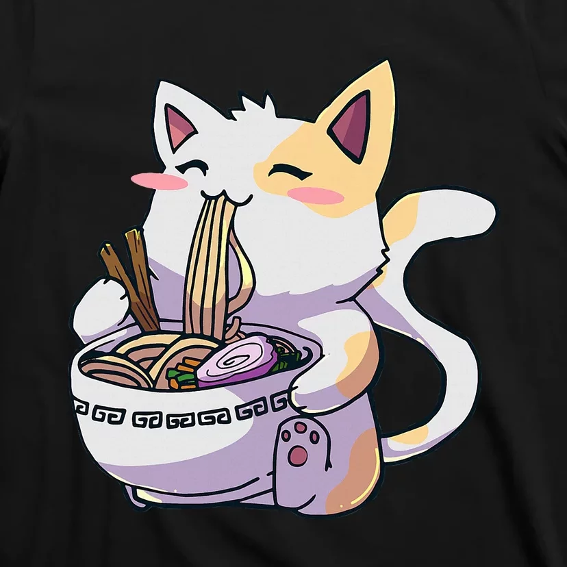 Ra Cat Kawaii Anime Japanese Kawaii Neko T-Shirt