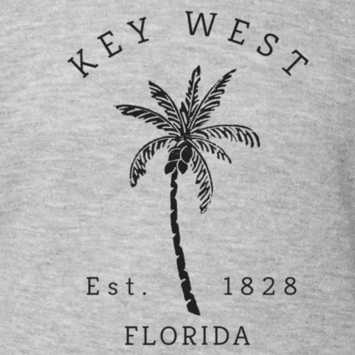 Retro Cool Key West Florida Palm Tree Novelty Toddler Sweatshirt