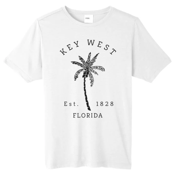 Retro Cool Key West Florida Palm Tree Novelty ChromaSoft Performance T-Shirt