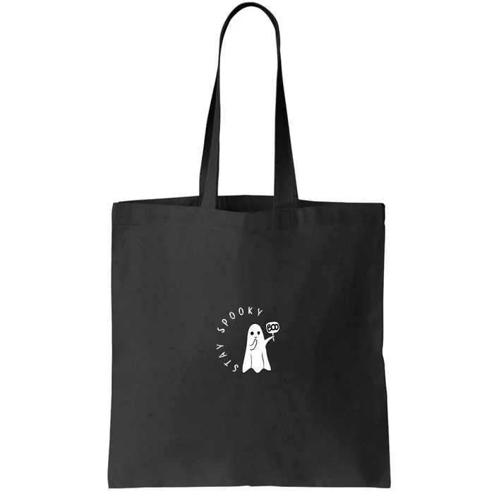 Retro Cute Little Ghost Boo Halloween Costume Tote Bag