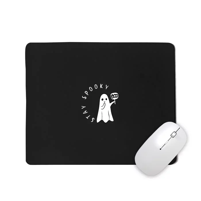 Retro Cute Little Ghost Boo Halloween Costume Mousepad