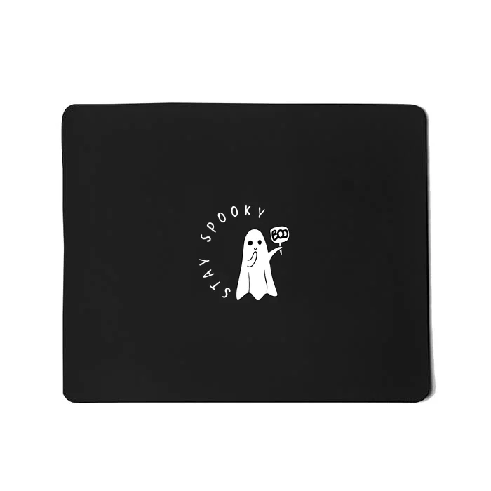 Retro Cute Little Ghost Boo Halloween Costume Mousepad