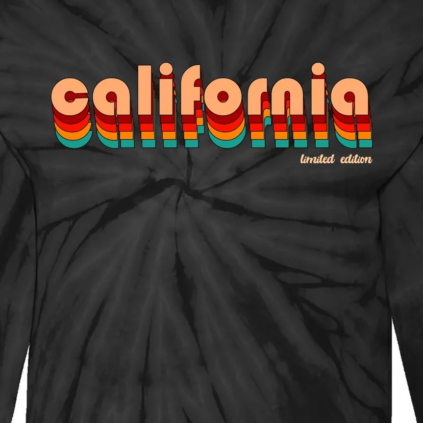 Retro California Limited Edition Logo Tie-Dye Long Sleeve Shirt