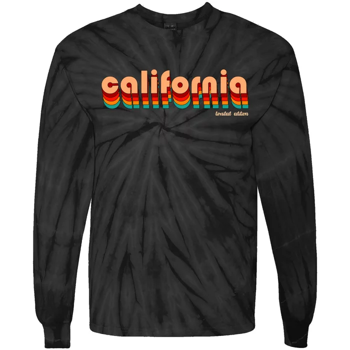 Retro California Limited Edition Logo Tie-Dye Long Sleeve Shirt