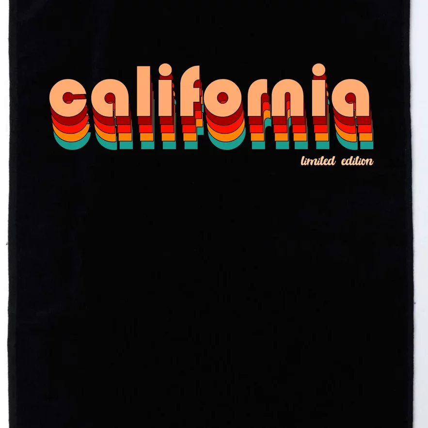 Retro California Limited Edition Logo Platinum Collection Golf Towel