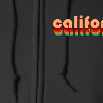 Retro California Limited Edition Logo Full Zip Hoodie