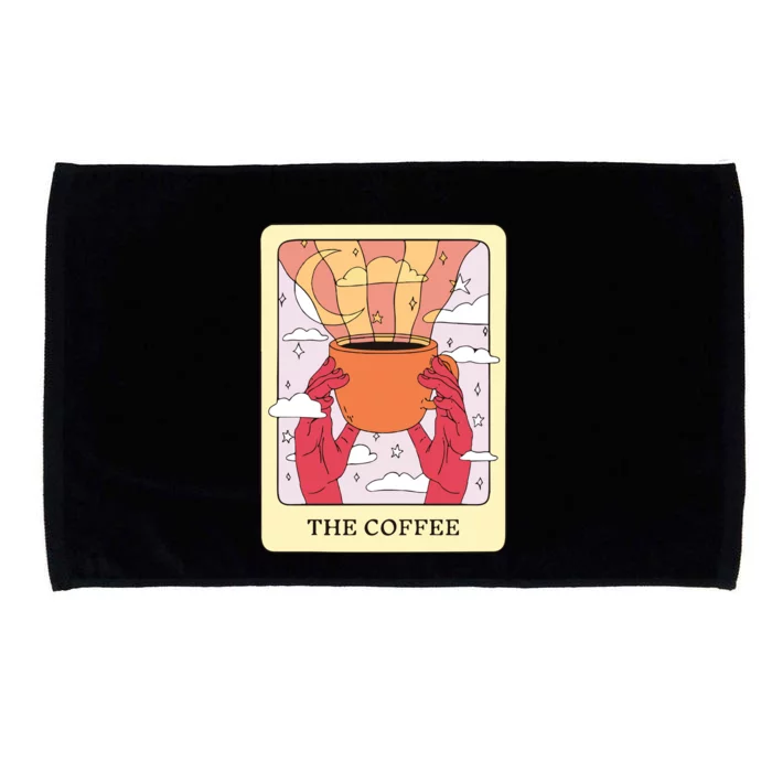 Retro Coffee Lover Funny Coffee Microfiber Hand Towel