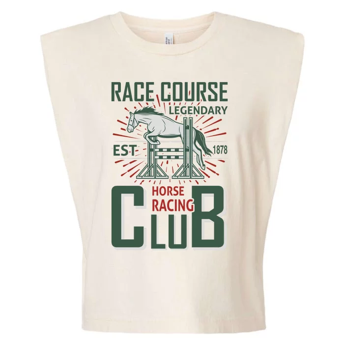 Race Course Legendary Horse Racing Club Garment-Dyed Women's Muscle Tee