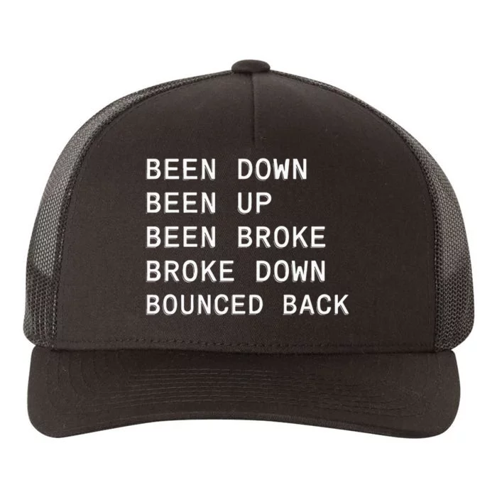 Renaissance Cozy Lyrics Been Down Yupoong Adult 5-Panel Trucker Hat