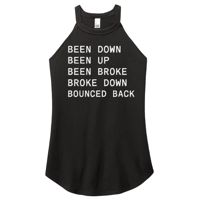 Renaissance Cozy Lyrics Been Down Women’s Perfect Tri Rocker Tank