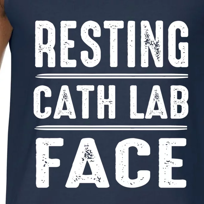 Resting Cath Lab Face Funny Cath Lab Nurse Great Gift Comfort Colors® Tank Top