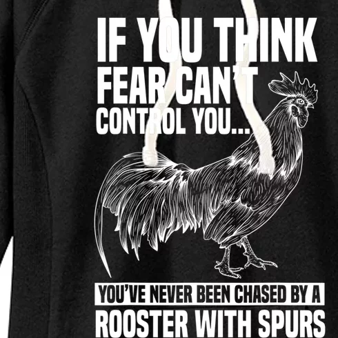 Rooster Chicken Lover Animal Women's Fleece Hoodie