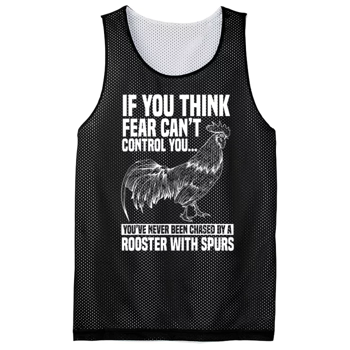 Rooster Chicken Lover Animal Mesh Reversible Basketball Jersey Tank