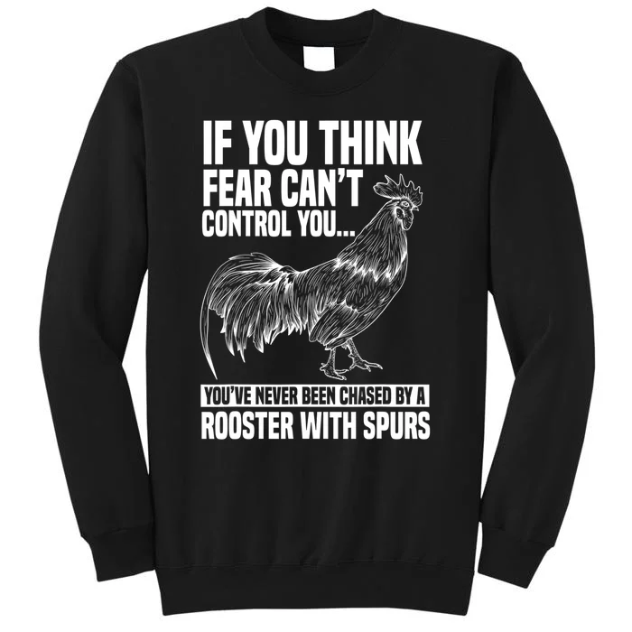 Rooster Chicken Lover Animal Tall Sweatshirt