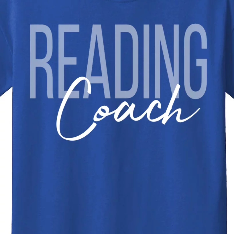 Reading Coach Literacy Coach Teacher Gift Kids T-Shirt