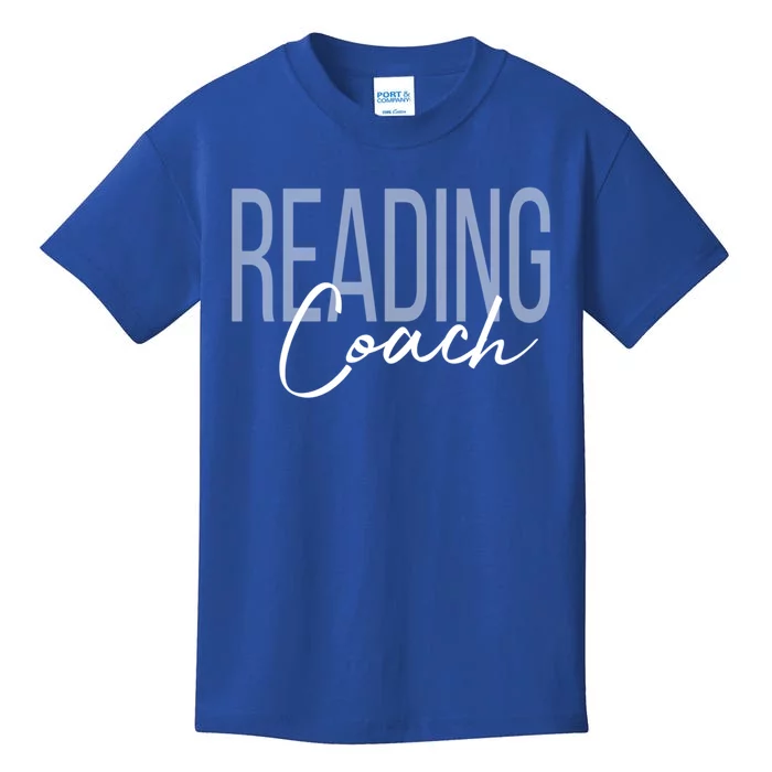 Reading Coach Literacy Coach Teacher Gift Kids T-Shirt