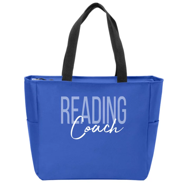 Reading Coach Literacy Coach Teacher Gift Zip Tote Bag