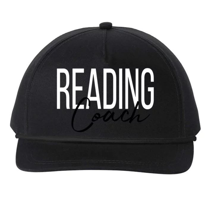 Reading Coach Literacy Coach Teacher Gift Snapback Five-Panel Rope Hat