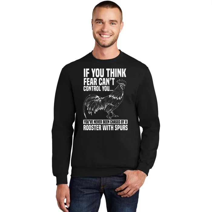 Rooster Chicken Lover Animal Tall Sweatshirt