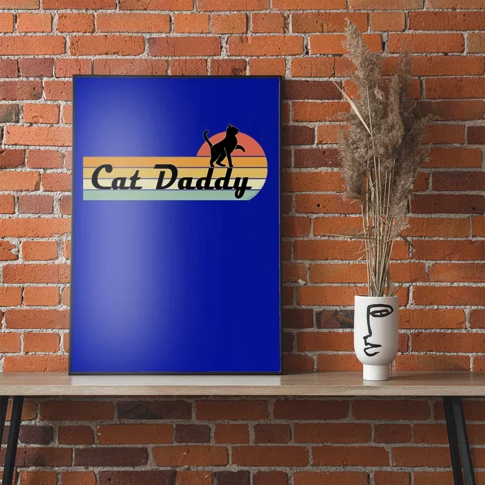 Retro Cat Lovers Cat Daddy Poster