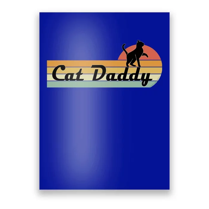 Retro Cat Lovers Cat Daddy Poster