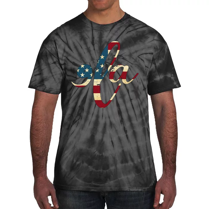 Retro Comma La Kamala Harris 2024 Gift Tie-Dye T-Shirt