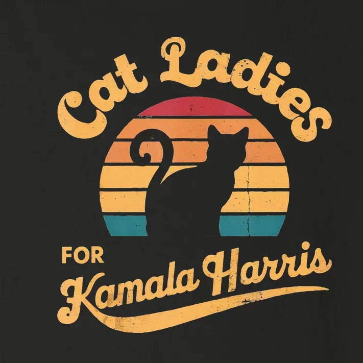 Retro Cat Ladies For Kamala Toddler Long Sleeve Shirt