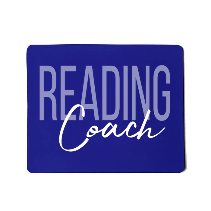 Reading Coach Literacy Coach Teacher Meaningful Gift Mousepad